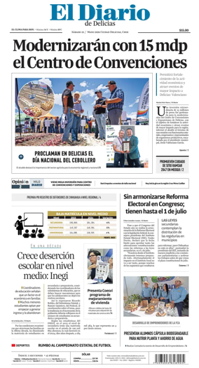 Cover of El Diario de Delicias