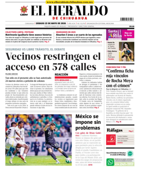 Cover of El Heraldo de Chihuahua