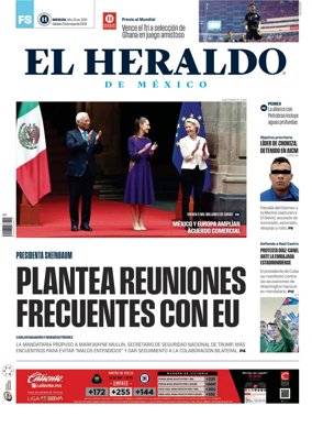 Cover of El Heraldo de Mexico