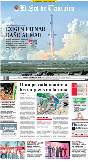 Cover of El Sol de Tampico