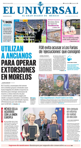Cover of El Universal