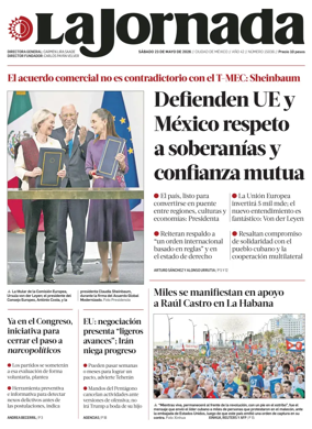 Cover of La Jornada