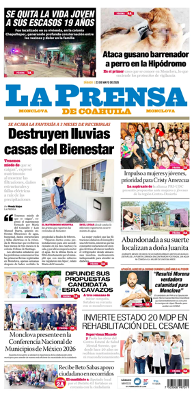 Cover of La Prensa de Coahuila