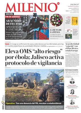 Cover of Milenio Jalisco
