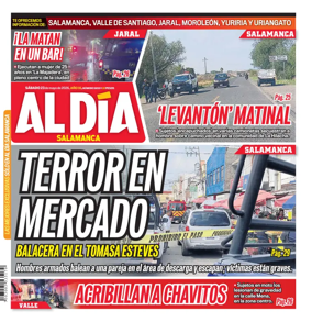 Cover of Periodico Al Dia (Salamanca)