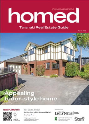 Cover of Homed Taranaki Daily News