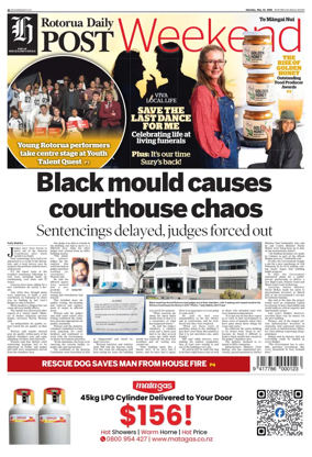 Cover of Rotorua Daily Post
