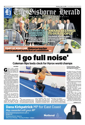 Cover of The Gisborne Herald (Saturday edition)
