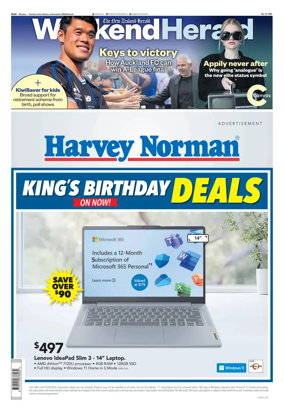 Cover of Weekend Herald