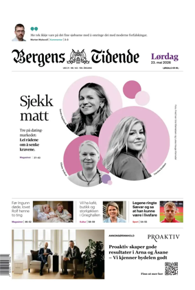 Cover of Bergens Tidende