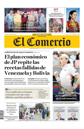 Cover of Diario El Comercio