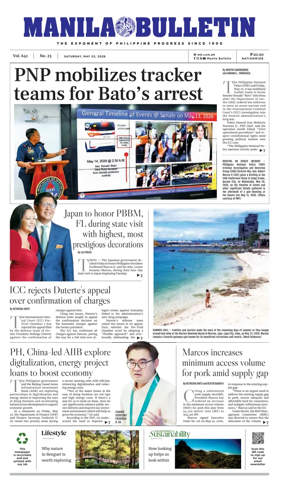 Cover of Manila Bulletin