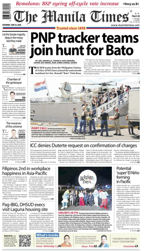 Cover of The Manila Times
