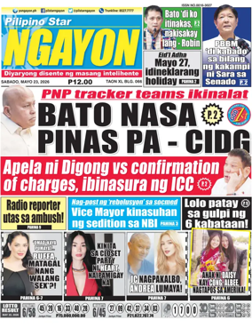 Cover of Pilipino Star Ngayon