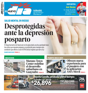 Cover of El Nuevo Dia
