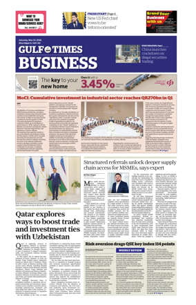 Cover of Gulf Times Business