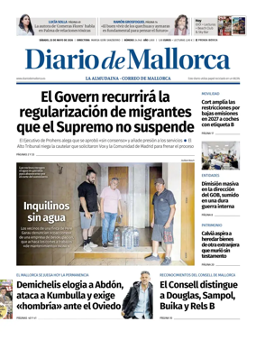 Cover of Diario de Mallorca