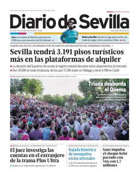 Cover of Diario de Sevilla