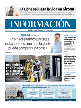 Cover of Diario Informacion (Elche y Vega Baja)