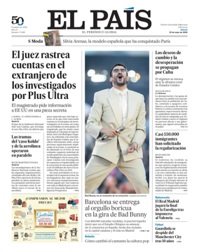 Cover of EL PAIS Valencia