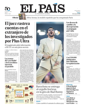 Cover of El Pais Madrid