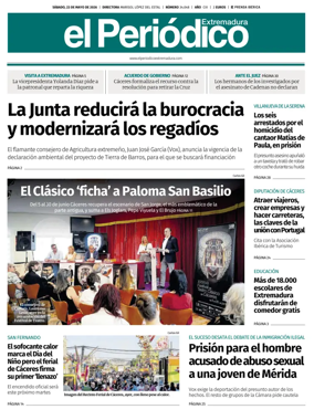 Cover of El Periodico Extremadura