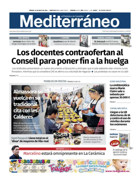 Cover of El Periodico Mediterraneo