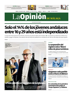 Cover of La Opinion de Malaga