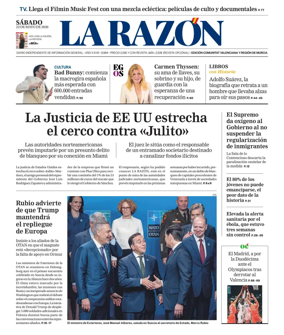 Cover of La Razon (Levante)