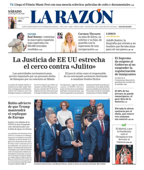 Cover of La Razon (Madrid)