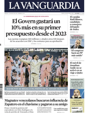 Cover of La Vanguardia (1st Edition)