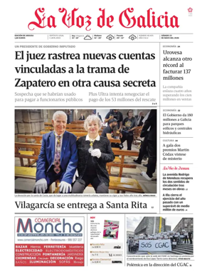 Cover of La Voz de Galicia (Arousa)