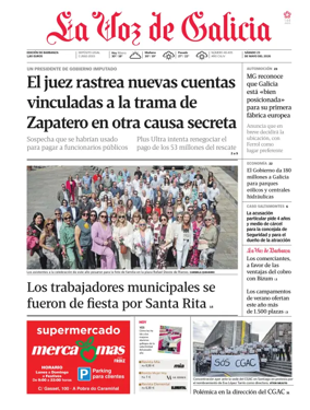 Cover of La Voz de Galicia (Barbanza)