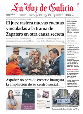 Cover of La Voz de Galicia (Carballo)