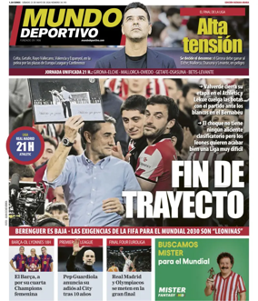 Cover of Mundo Deportivo (Bizkaia-Araba)