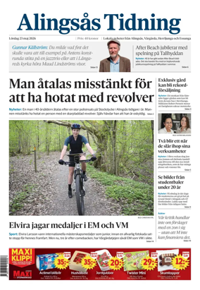 Cover of Alingsas Tidning