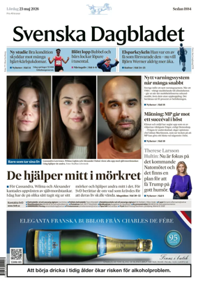 Cover of Svenska Dagbladet