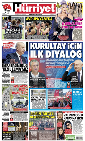 Cover of Hurriyet