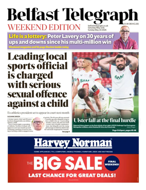 Cover of Belfast Telegraph