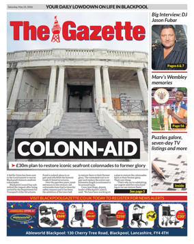 Cover of Blackpool Gazette