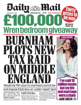 Cover of Daily Mail