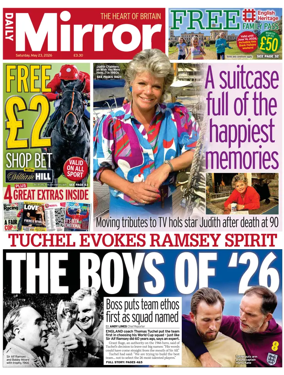Cover of Daily Mirror