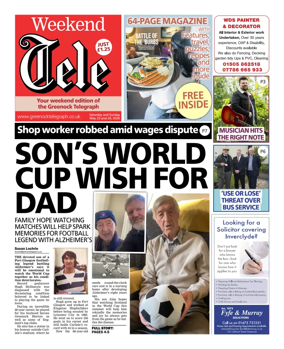 Cover of Greenock Telegraph