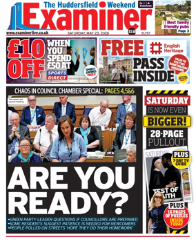 Cover of Huddersfield Daily Examiner