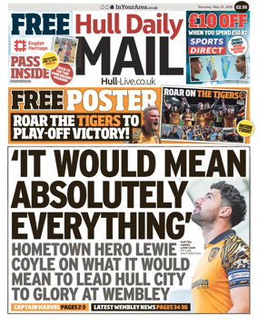 Cover of Hull Daily Mail