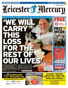 Cover of Leicester Mercury
