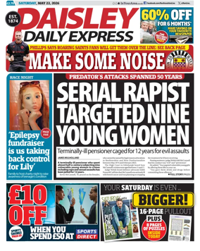 Cover of Paisley Daily Express