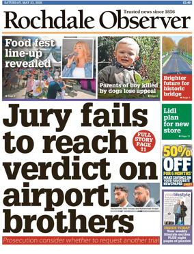 Cover of Rochdale Observer