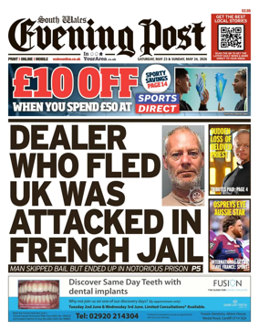 Cover of South Wales Evening Post