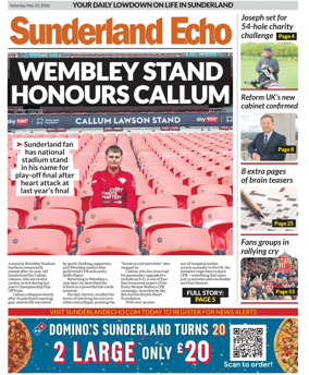 Cover of Sunderland Echo